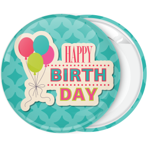 Κονκάρδα γενεθλίων Happy birthday balloons
