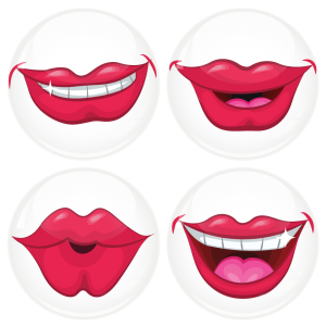 Κονκάρδα bachelor Lips σετ 4 τεμάχια
