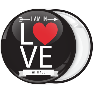 Κλασσική κονκάρδα I am in with Love you