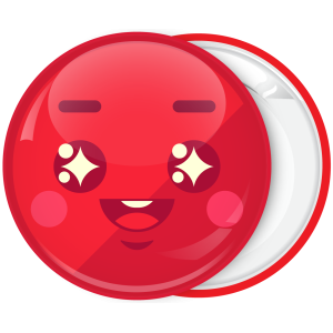 Κόκκινη Χριστουγεννιάτικη Κονκάρδα Smile face