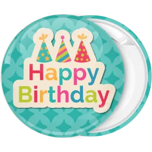 &Kappa;&omicron;&nu;&kappa;ά&rho;&delta;&alpha; &gamma;&epsilon;&nu;&epsilon;&theta;&lambda;ί&omega;&nu; Happy birthday colourful hats