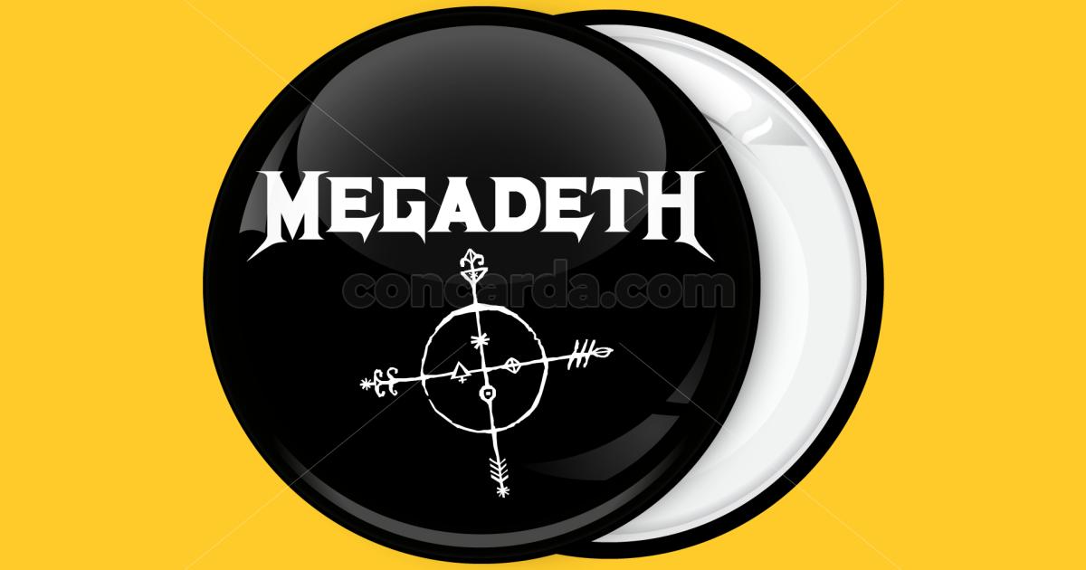 Megadeth badge button