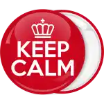 Κονκάρδα Keep Calm κόκκινη