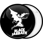 Black Sabbath badge button