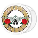 Guns N Roses badge button