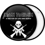 Iron Maiden A matter of life and death badge button