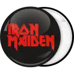 Iron Maiden  badge button