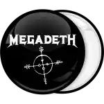 Megadeth badge button