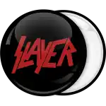 Slayer rock badge button