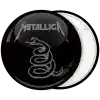 Metallica music heavy metal band badge  black album