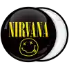 NIRVANA Pin Button Badge Rock Grunge Band Kurt Cobain Dave Grohl Music