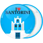 &Tau;&omicron;&upsilon;&rho;&iota;&sigma;&tau;&iota;&kappa;ή &kappa;&omicron;&nu;&kappa;ά&rho;&delta;&alpha; I Love Santorini horizontal