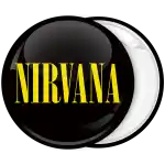NIRVANA Smile Pin Button Badge Rock