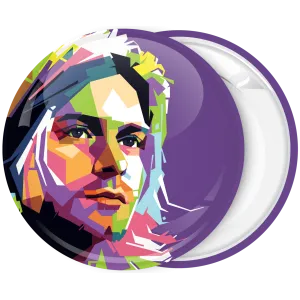 Rock &Kappa;&omicron;&nu;&kappa;ά&rho;&delta;&alpha; Kurt Cobain Art pink