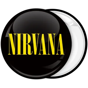 NIRVANA Smile Pin Button Badge Rock