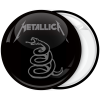 Metallica music heavy metal band badge  black album