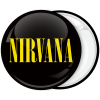 NIRVANA Smile Pin Button Badge Rock