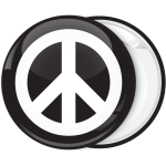 Κονκάρδα Peace μαύρη