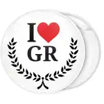 &Tau;&omicron;&upsilon;&rho;&iota;&sigma;&tau;&iota;&kappa;ή &Kappa;&omicron;&nu;&kappa;ά&rho;&delta;&alpha; &Iota; Love GR antique wreath leaves 