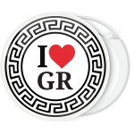 Κονκάρδα Ι Love GR Circle Ornament 
