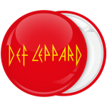 Rock κόκκινη κονκάρδα Def Leppard