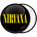 NIRVANA Smile Pin Button Badge Rock