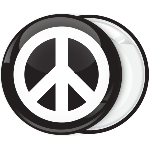 Κονκάρδα Peace μαύρη