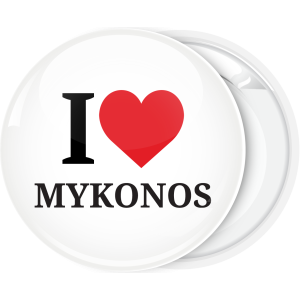 Σουβενίρ κονκάρδα I Love Mykonos