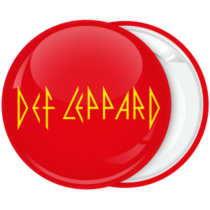 Rock κόκκινη κονκάρδα Def Leppard