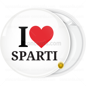 Σουβενίρ κονκάρδα I Love Sparti