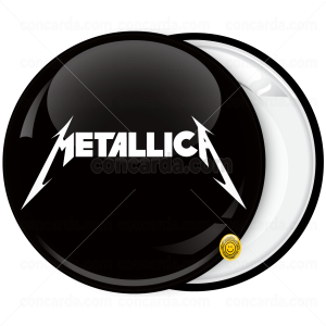 Metallica music heavy metal band badge 