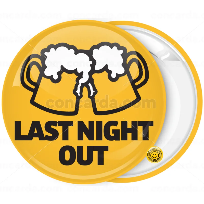 Κονκάρδα bachelor Last night out  κίτρινη
