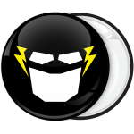 Κονκάρδα μάσκα Flash μαύρη 