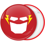Κονκάρδα Flash μάσκα κόκκινη