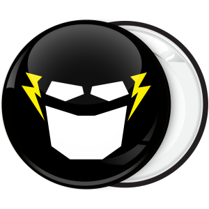 Κονκάρδα μάσκα Flash μαύρη 