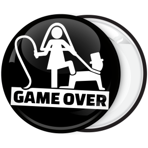 Κονκάρδα για bachelor Game Over μαύρη  BACK
