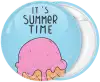 Its summer time badge button 