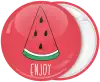 Enjoy watermelon badge button 