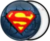 Superman classic badge button broken