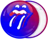 Κονκάρδα Rolling Stones rock blue