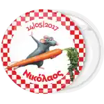 Little mouse kids badge button