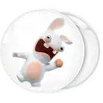 Badge button Rayman Raving Rabbids classic