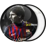 Αθλητική κονκάρδα Messi face