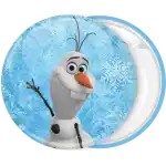 Frozen Olaf badge button