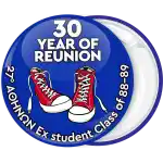 Blue Reunion badge button All Star