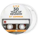 Reunion badge button cassette normal bias
