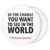 &Lambda;&epsilon;&upsilon;&kappa;ή &Kappa;&omicron;&nu;&kappa;ά&rho;&delta;&alpha; Be the change you want to see in the world