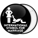 &Kappa;&omicron;&nu;&kappa;ά&rho;&delta;&alpha; &gamma;&iota;&alpha; bachelor &gamma;&alpha;&mu;&pi;&rho;&omicron;ύ International Symbol for marriage