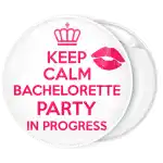 &Kappa;&omicron;&nu;&kappa;ά&rho;&delta;&alpha; Keep Calm Bachelorette party in Progress lips