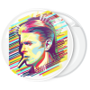 Κονκάρδα David Bowie face art